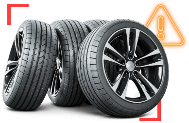Tires with wheels